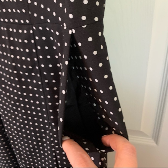 J. Crew Polka Dot V-Neck Shift Sleeveless Dress, size 8 - Picture 4 of 11